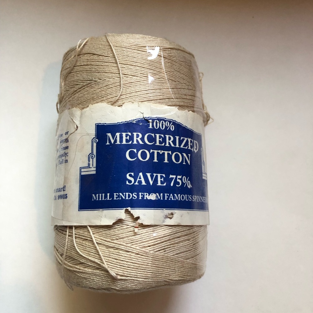 Mercerized Cotton  Tread Yarn 100% Cotton Mills Ends From Famous Spinners
